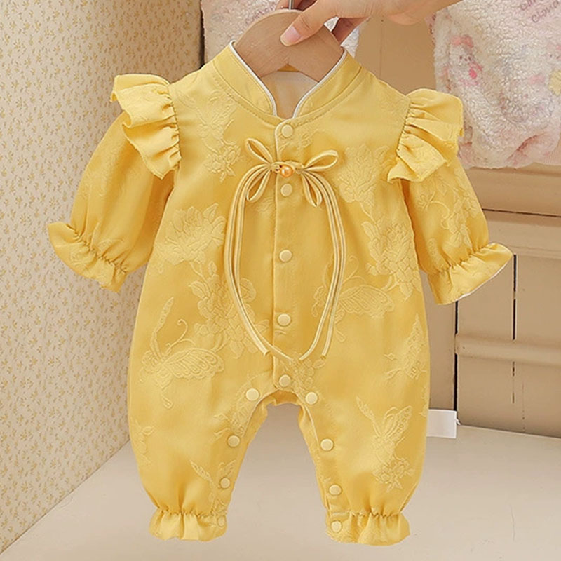 Baby Clothing Yellow - Roupas de Primavera e Outono para