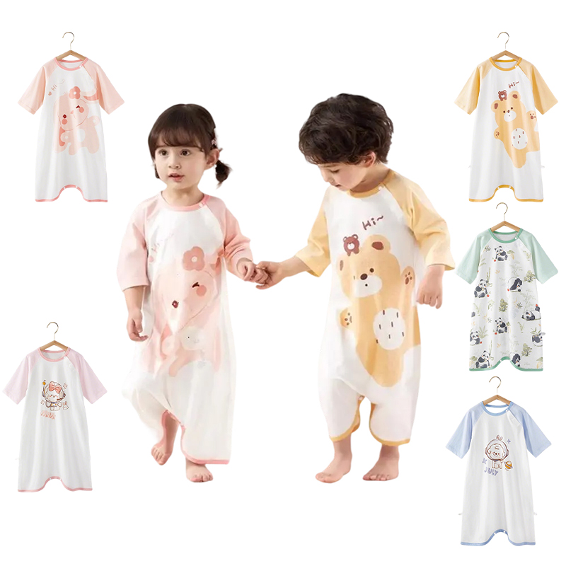 Baby Clothing Night - Verão menina menino camisola dos desenhos