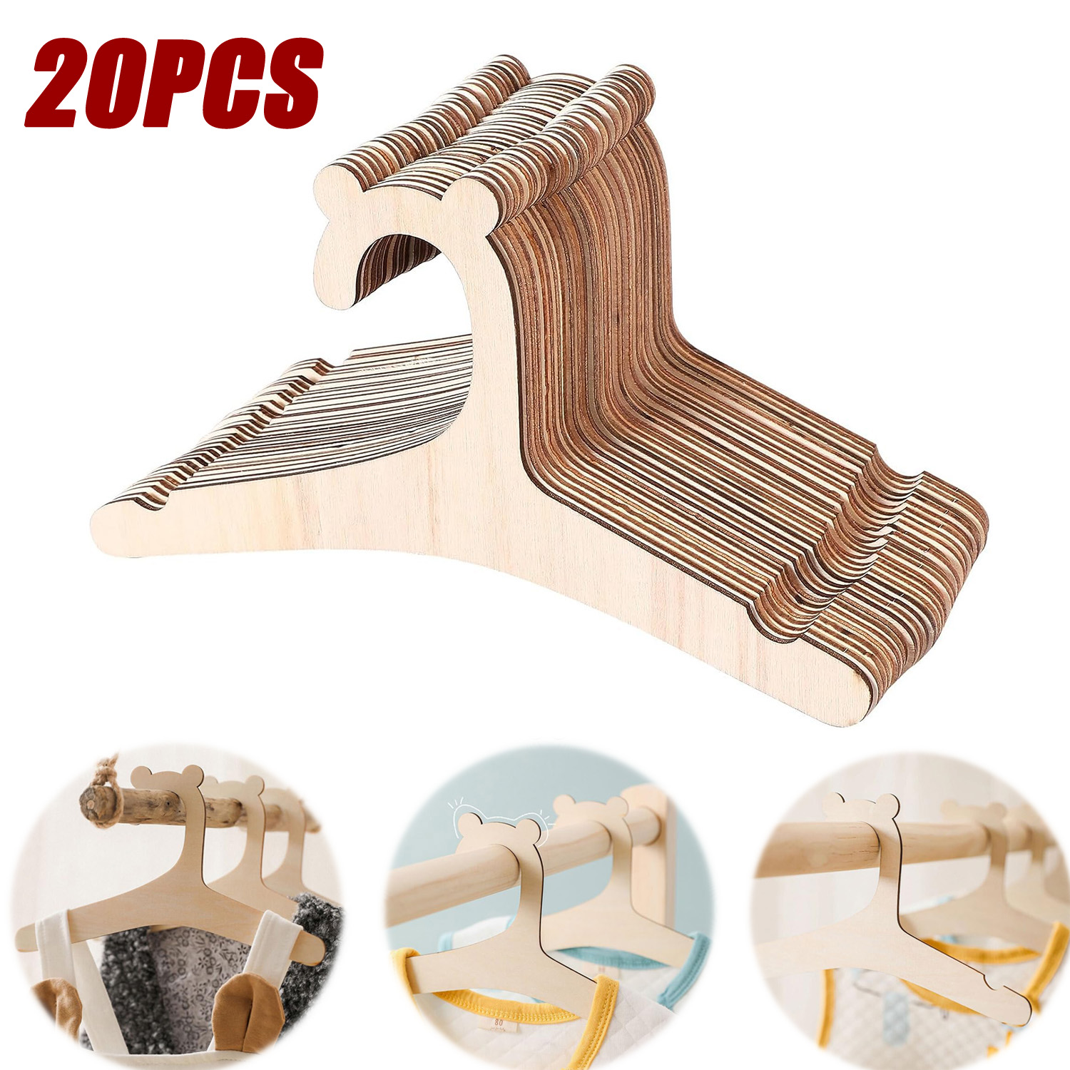 Baby Clothing Drying Rack - 20 pçs rack de roupas do
