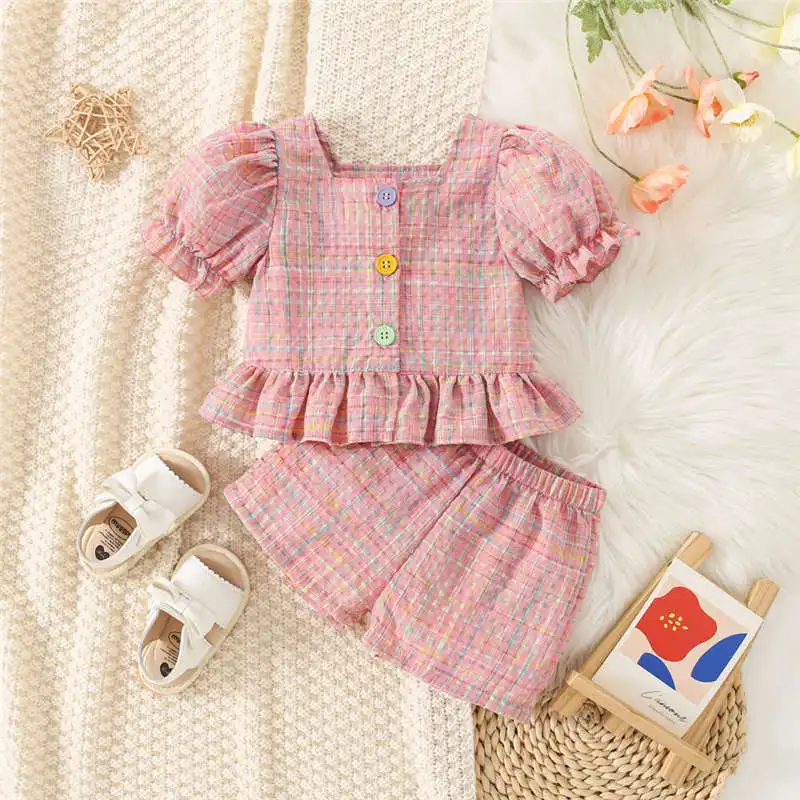 Baby Clothing Clearance - Conjunto de duas peças para menina,