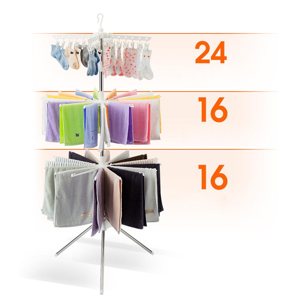 Rack de secagem dobrável de 3  - Baby Clothing Drying Rack avaliação e preço
