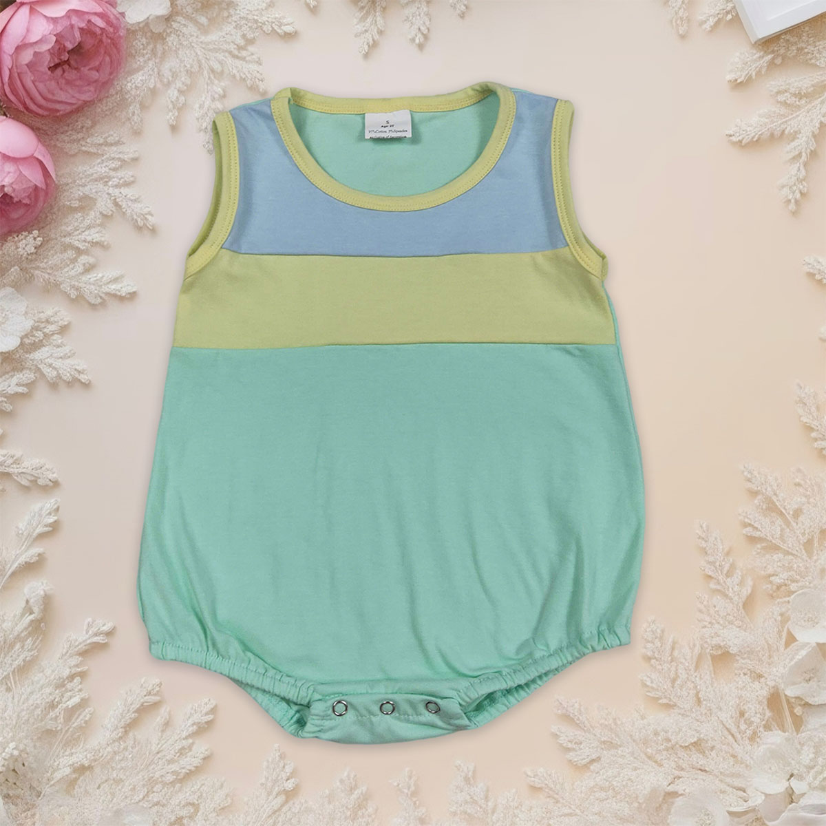 Macacão Sem Mangas para Bebê M - Baby Clothing Yellow avaliação e preço