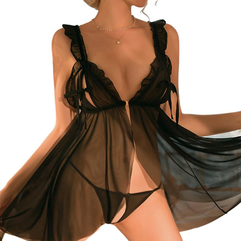 Lingerie sexy feminina crotchl - Baby Clothing Night avaliação e preço