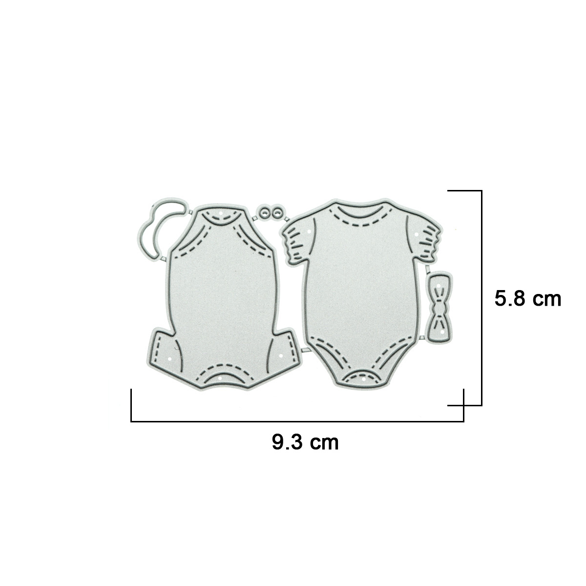 O corte de metal morre o teste - Baby Clothing Patterns avaliação e preço